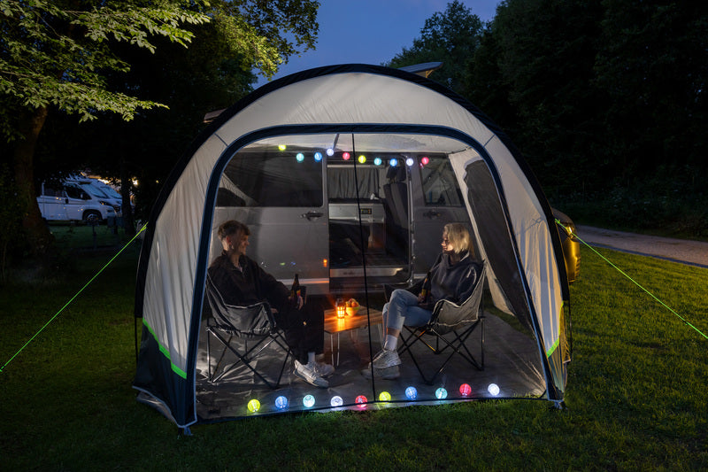 Reimo Tent Technology HISPANIOLA Sonnensegel mit Wänden – Anbauhöhe 185–220 cm