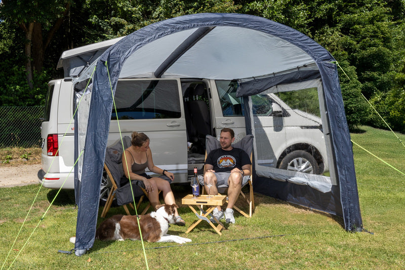 Reimo Tent Technology ANTIGUA AIR Sonnensegel mit Wänden – Anbauhöhe 180–220 cm