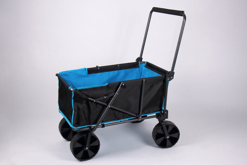 Camp 4 Transportwagen schwarz/eisblau mit abnehmbaren Reifen