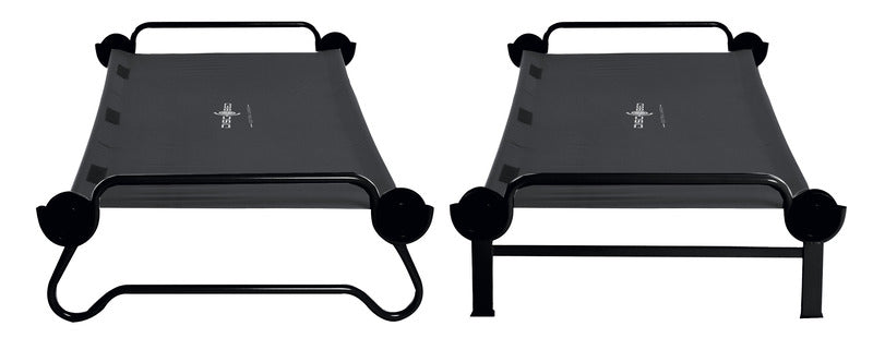 Disc-O-Bed Etagenbett XL mit Seitentaschen - Anthrazit