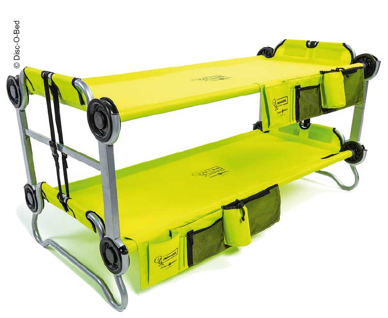 Disc-O-Bed Etagenbett Kids-O-Bunk Kinder Etagenbett lime-grün, pro Bett max. 91kg