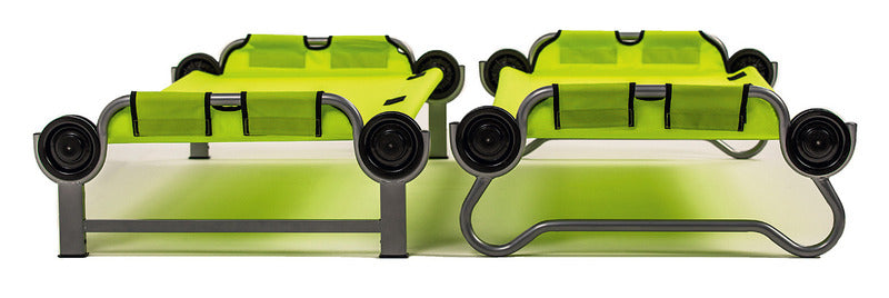Disc-O-Bed Etagenbett Kids-O-Bunk Kinder Etagenbett lime-grün, pro Bett max. 91kg