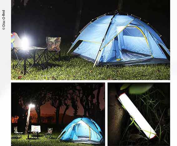 Disc-O-Bed X5 Outdoor- und Campingleuchte