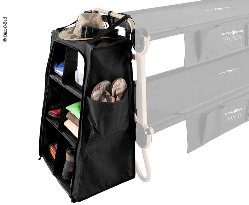 Disc-O-Bed Garderobe Cabinet für Disc-O-Bed L+XL, Farbe Schwarz