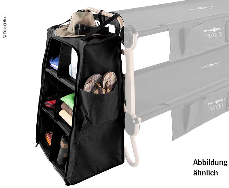 Disc-O-Bed Garderobe Cabinet für Kids-O-Bunk Bett, Farbe Grau