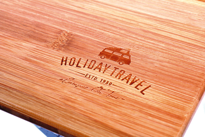Holiday Travel Bambus-Campingtisch 80 × 60 cm