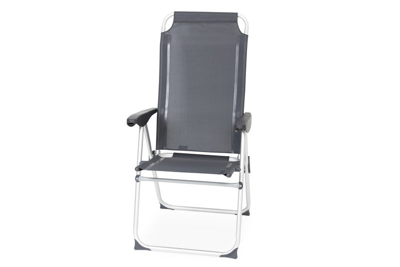 McCamping Macaya – Aluminium-Hochlehner mit Rundrohr-Rahmen