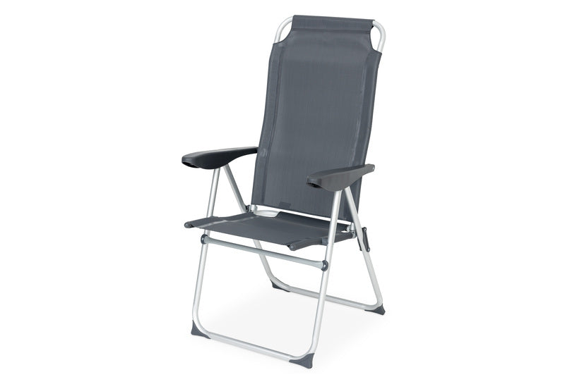 McCamping Macaya – Aluminium-Hochlehner mit Rundrohr-Rahmen