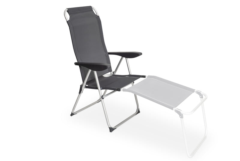 McCamping Macaya – Aluminium-Hochlehner mit Rundrohr-Rahmen