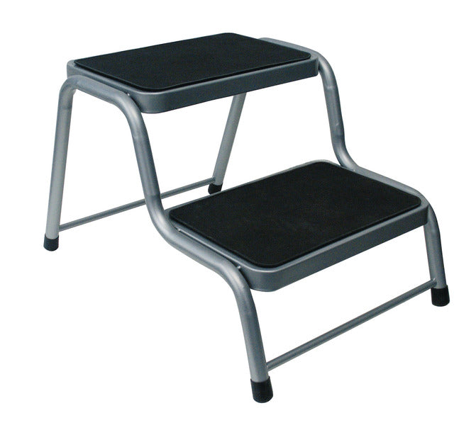Carbest Doppeltrittstufe Stahl - Höhe 38 cm