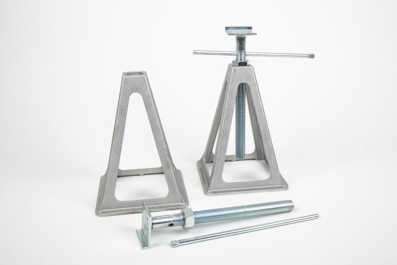 Carbest Hubstützen/Wohnwagenstützbock Aluminium, 2 Stück