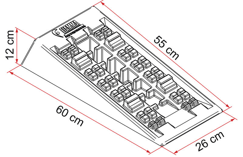 Fiamma Level-System Jumbo XXL Auffahrkeile – 1 Paar