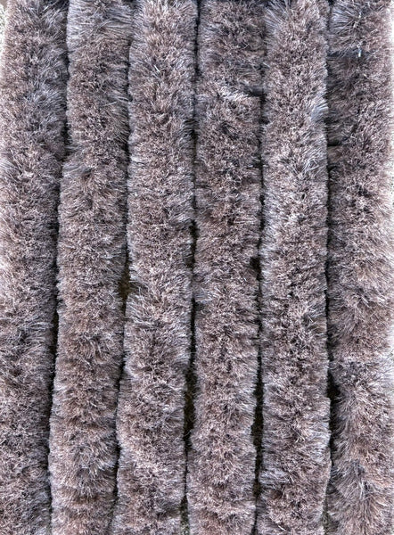 Arisol Chenille-Flauschvorhänge - Für Vorzelt- und Balkontüren (B 100 x H 200 cm) - Braun