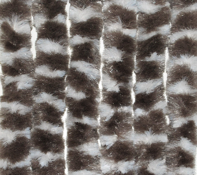 Arisol Flauschvorhang 56x185 taupe/weiß