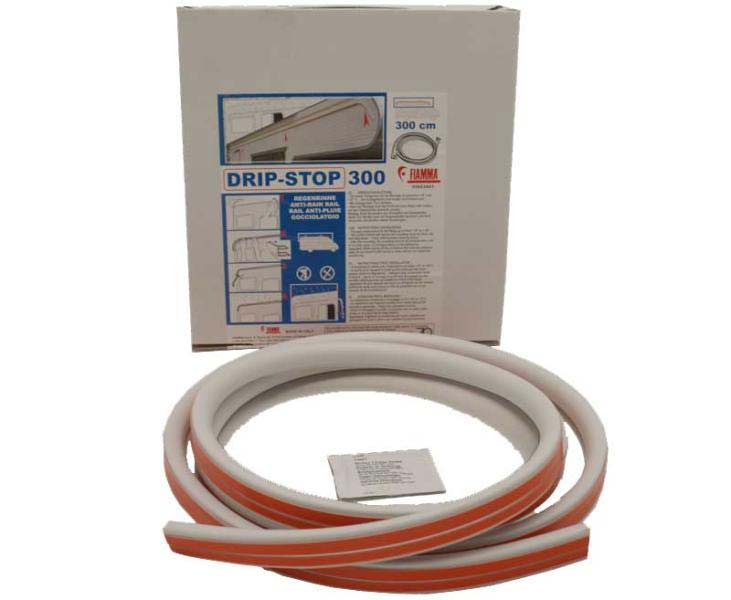 Fiamma Drip Stop Regenrinne 300 cm – Grau
