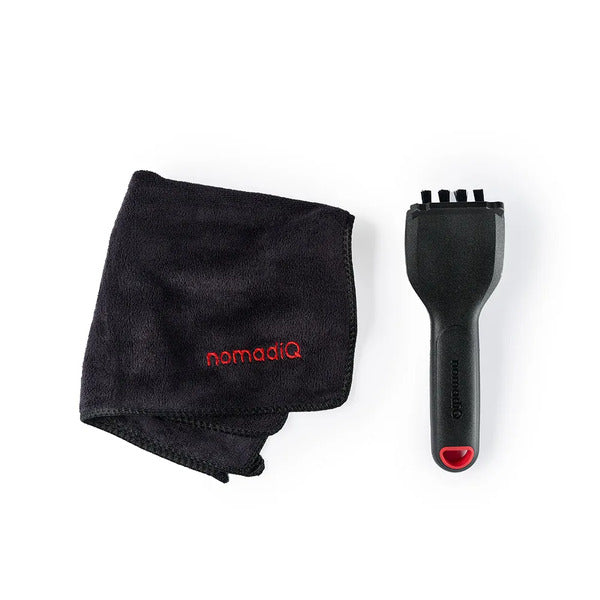 NomadiQ Cleaning-Kit – 2-teiliges Set mit Grillbürste und Tuch