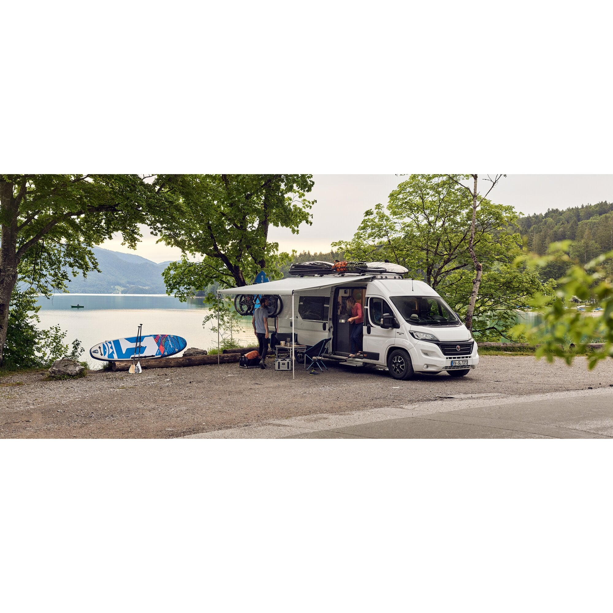 Markisen-Set Thule Omnistor 6300 für Fiat Ducato, grau, eloxiert, 3,25 m