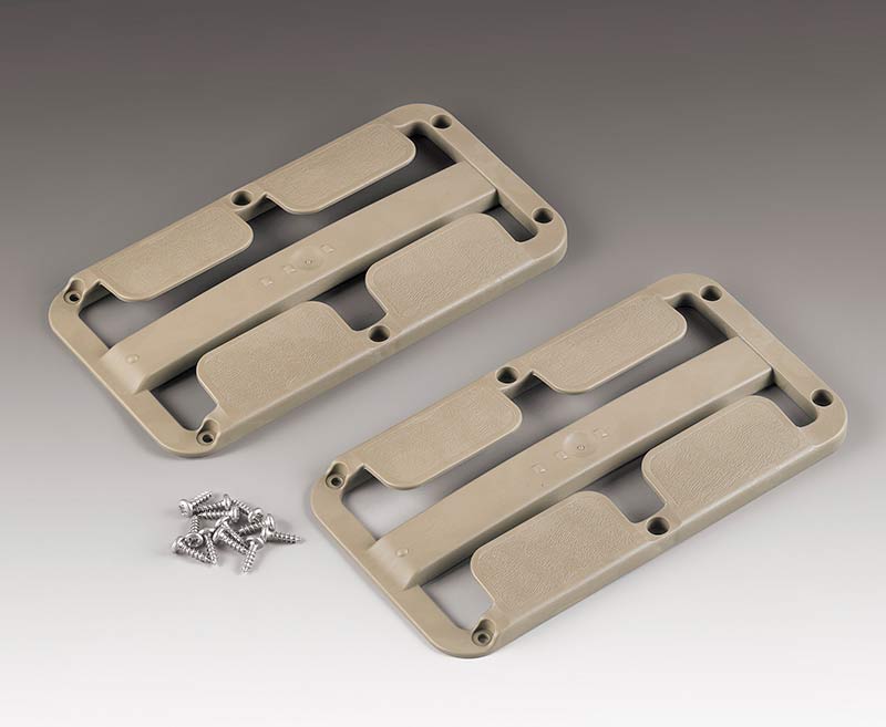 Froli Stielglashalter 2er Set, beigegrau für 2 Gläser bis Ø 86 mm