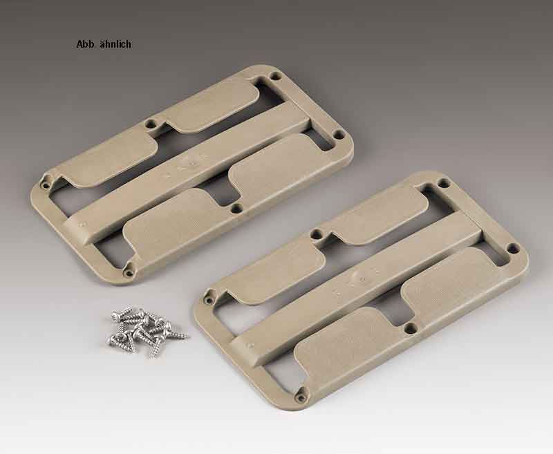 Froli Stielglashalter 2er Set, lichtgrau für 2 Gläser bis Ø 86 mm