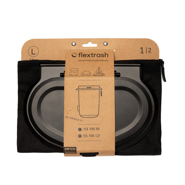 Flextrash Mülleimer, 3L, schwarz