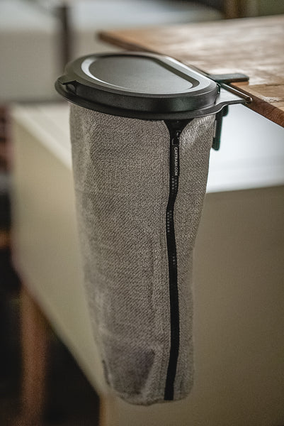 Flextrash Mülleimer, 3 Liter, grau