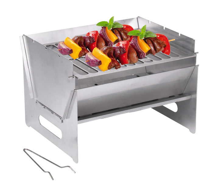 Camp 4 Edelstahl Faltgrill 250x300x220 mm