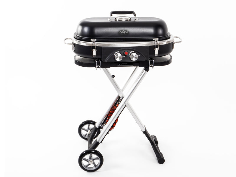 Camp 4 Trolley 2-Flamm-Gasgrill mit Zündsicherung - 50 mbar