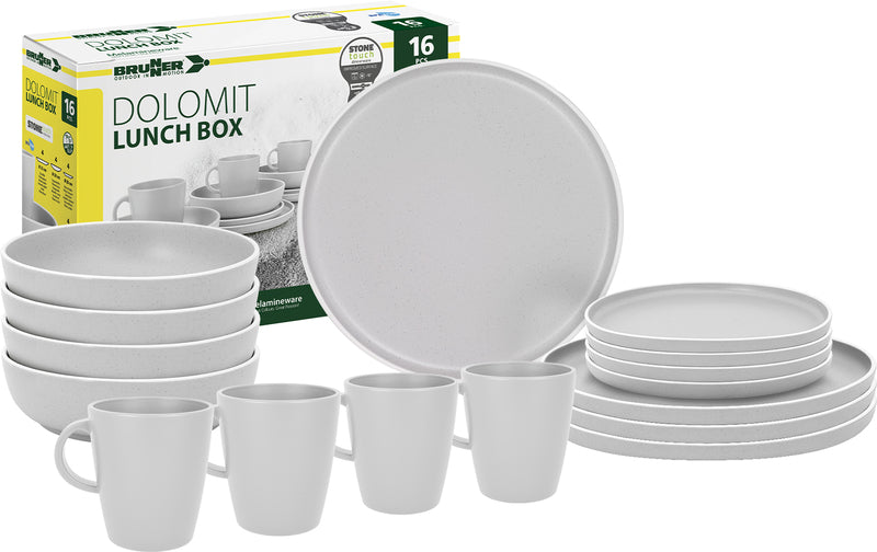Brunner Geschirrset DOLOMIT WHITE