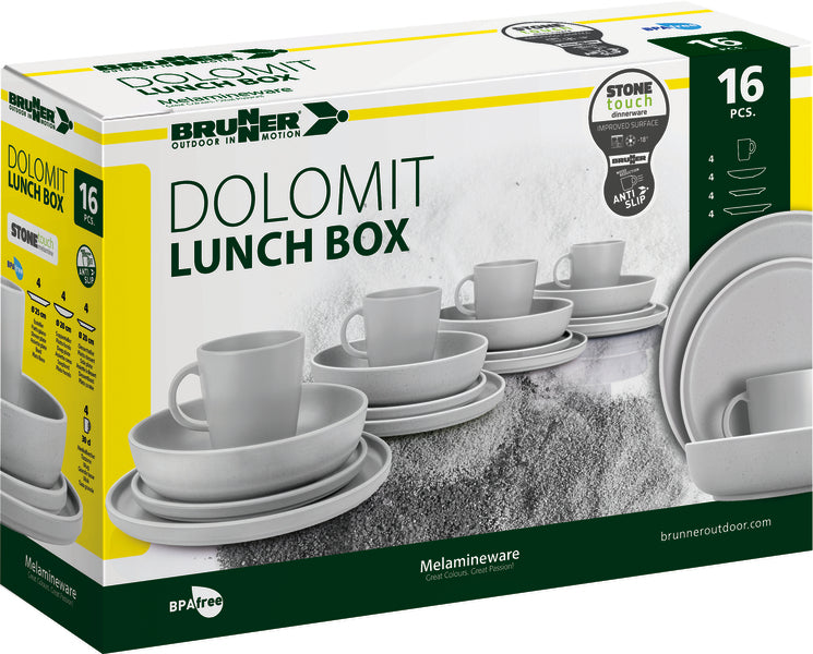 Brunner Geschirrset DOLOMIT WHITE