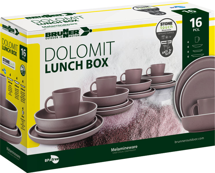 Brunner Geschirrset DOLOMIT ROSE