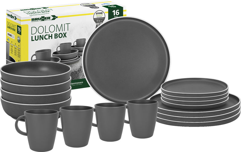 Brunner Geschirrset DOLOMIT GREY