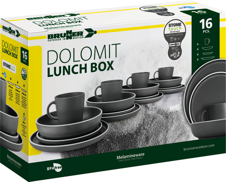 Brunner Geschirrset DOLOMIT GREY