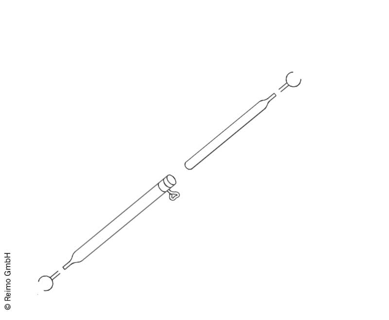 Piper Spannstange Aluminium ø28/25 x 1/1,2 mm, Länge 0,80 - 1,20 m – Premium Produkt von piper