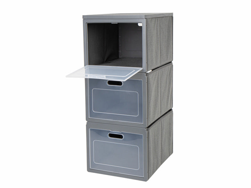 Camp 4 Faltschrank Box 3 - Campingschrank mit 3 Fächern
