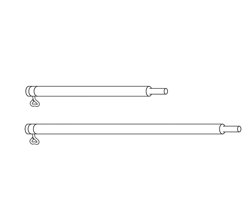 Piper Verlängerungsstange Stahl 1,0M, Ø28 x 1,0mm – Einzelstück