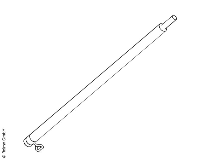 Piper Verlängerungsstange Alu 1,0m, Ø32x1,5mm – 2 Stück