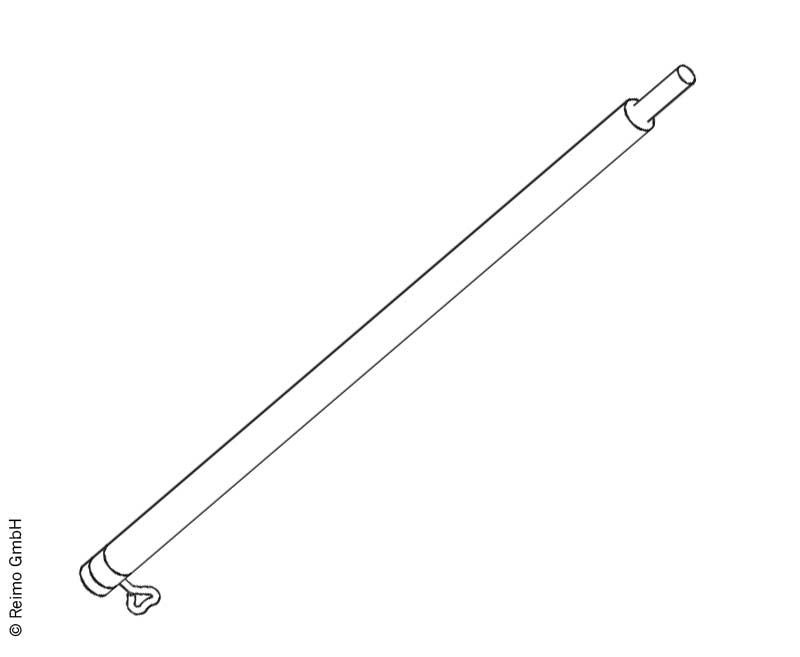Piper Verlängerungsstange Alu 1,0m, Ø22x1,2mm – 2 Stück
