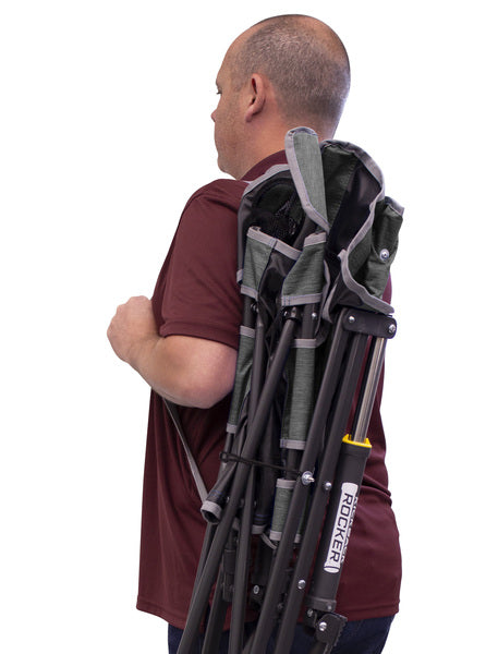 GCI Outdoor Faltstuhl Kickback Rocker - Grau