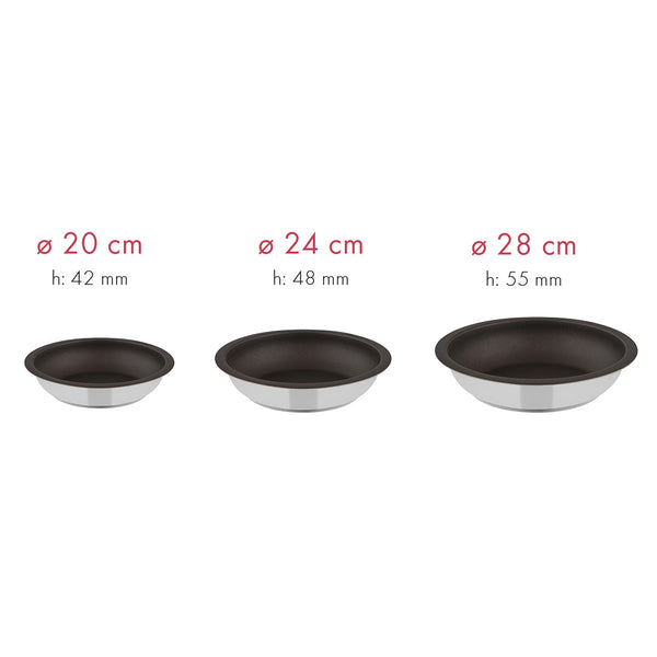 Quick Clack Camping Pfannenset - 5-teilig