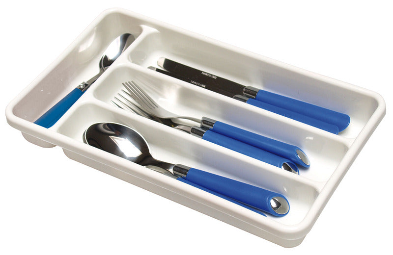 Cosmoplast Besteckkasten L weiß