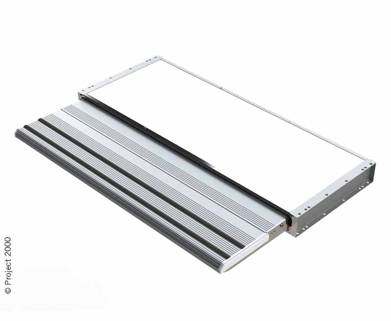 Lippert Elektrische Trittstufe 12 V, 1000 mm breit für Kastenwagen und Wohnmobile