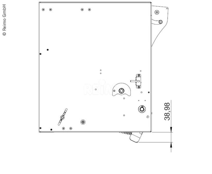 Lippert Serie U Trittstufe 3-stufig - 550 mm - 12 V – Motor rechts