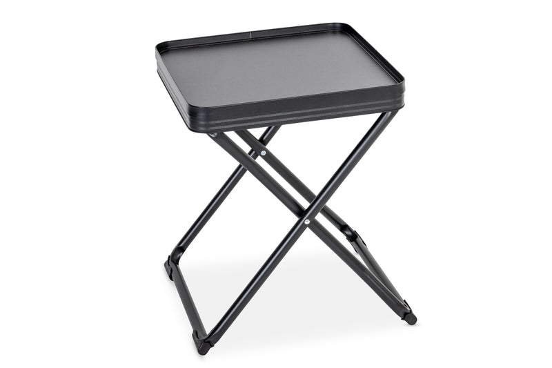 Camp 4 Teramo Klapphocker mit Tischplatte – Schwarz