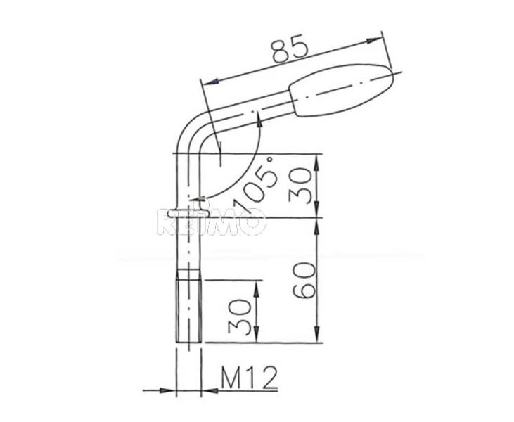 AL-KO Knebel KLK 48 kurz