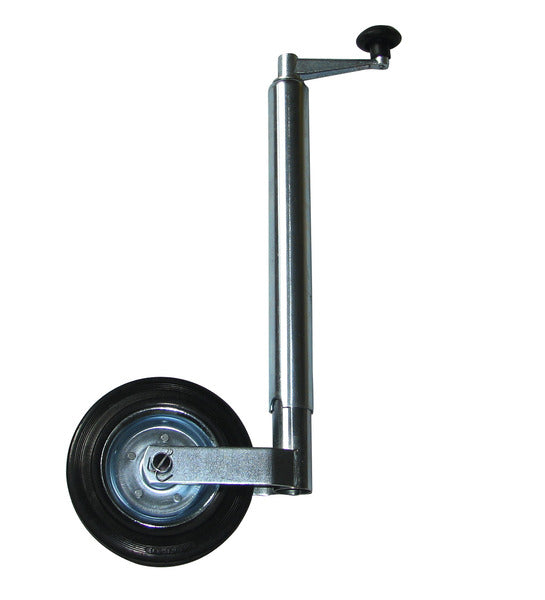 Carbest Stützrad 200 × 50 mm – Stahlfelge, Vollgummi, bis 150 kg