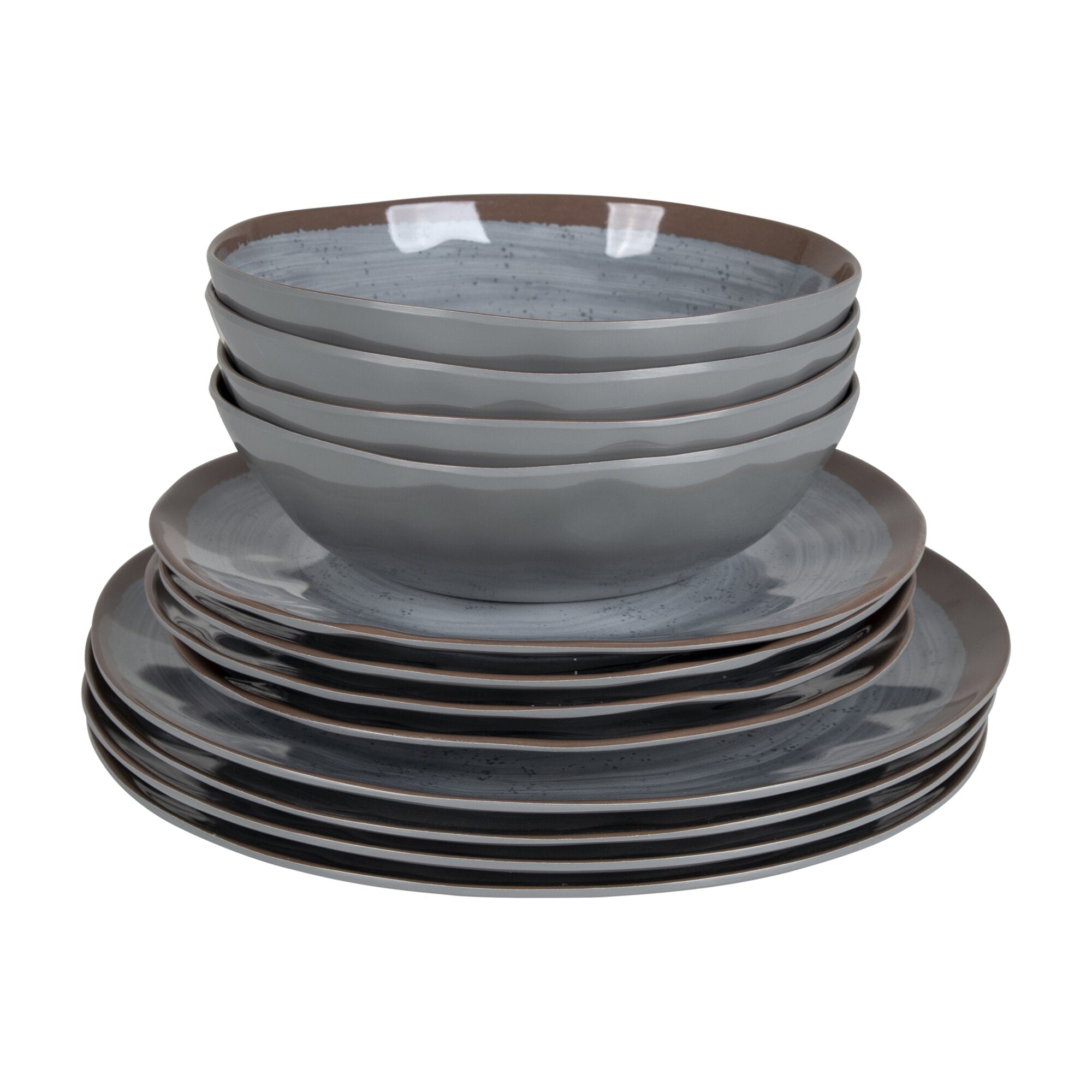 Geschirrset Halo, 12-teilig, aqua