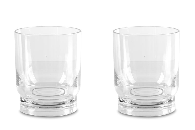 Camp 4 Olbia SAN-Wassergläser – 2er-Set, 265 ml, Transparent