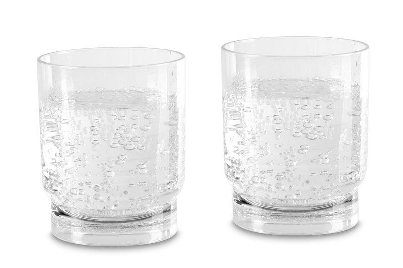 Camp 4 Olbia SAN-Wassergläser – 2er-Set, 265 ml, Transparent