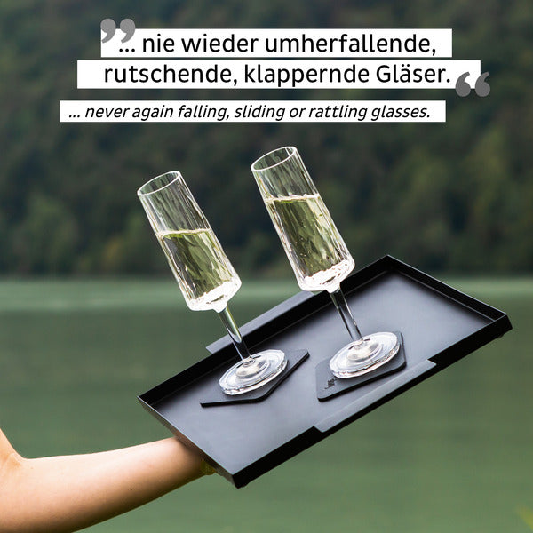 silwy Magnet-Kunststoffgläser SEKT 0,15 l - 2er Set