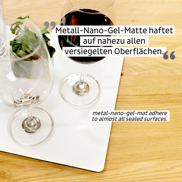 silwy Metall-Nano-Gel-Matte - Weiß